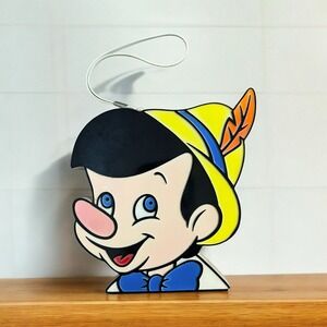 Vintage DISNEY Pinocchio AM Transistor Radio  👉Works & Sounds Great👈